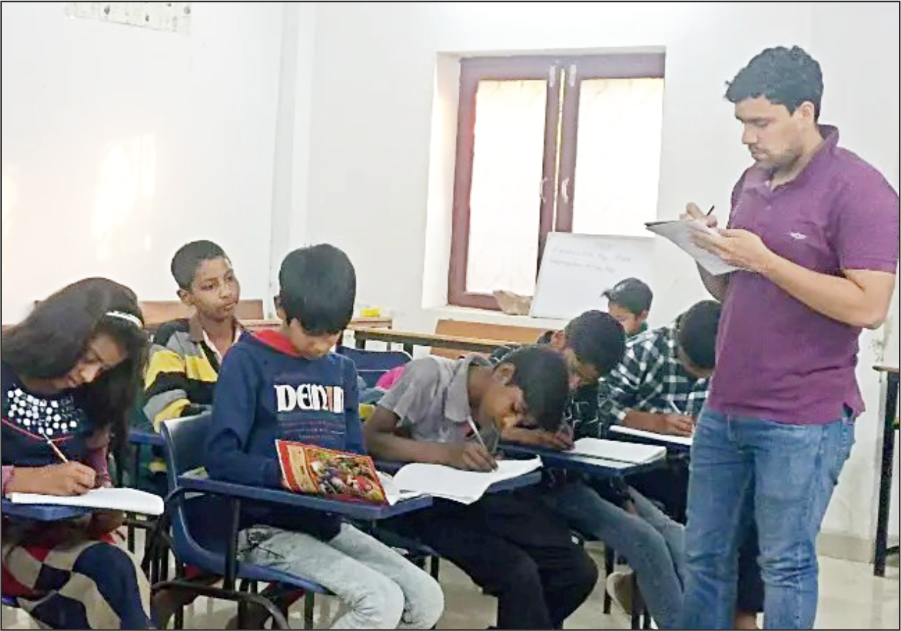 Creating a positive impact through ongoing classes for the children 